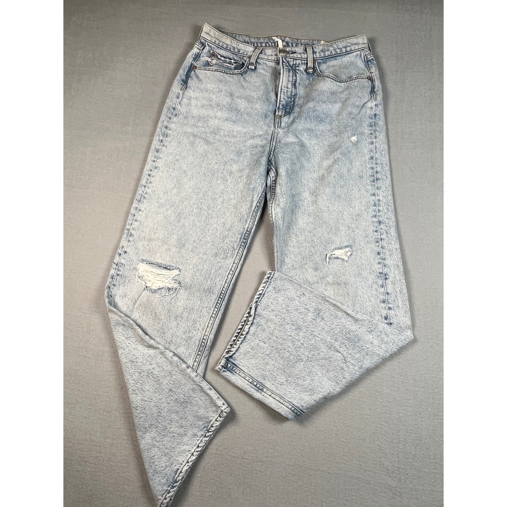 Rag & Bone  Jeans Women 29 New York Ruth Super High Straight Leg  Light Wash New